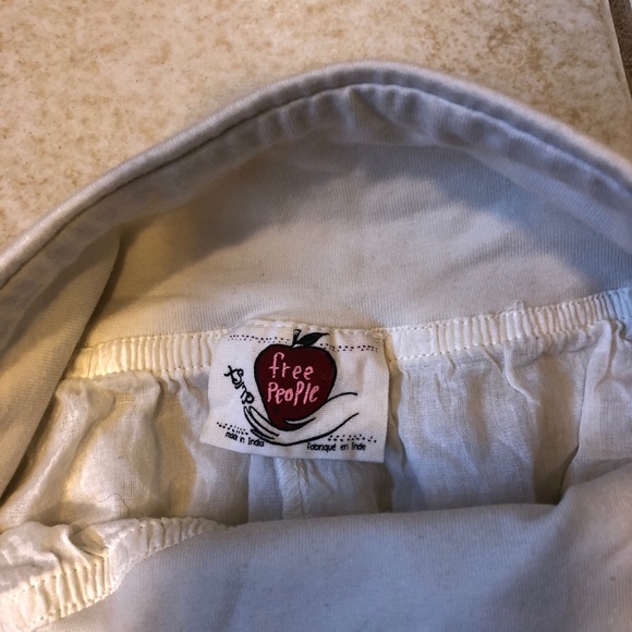 Free People White Beaded Mini Skirt XS - Picture 10 of 10